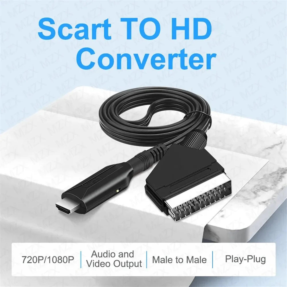 Scart to HDMI-compatible & HDM - Scart To Hdmi 评论和价格